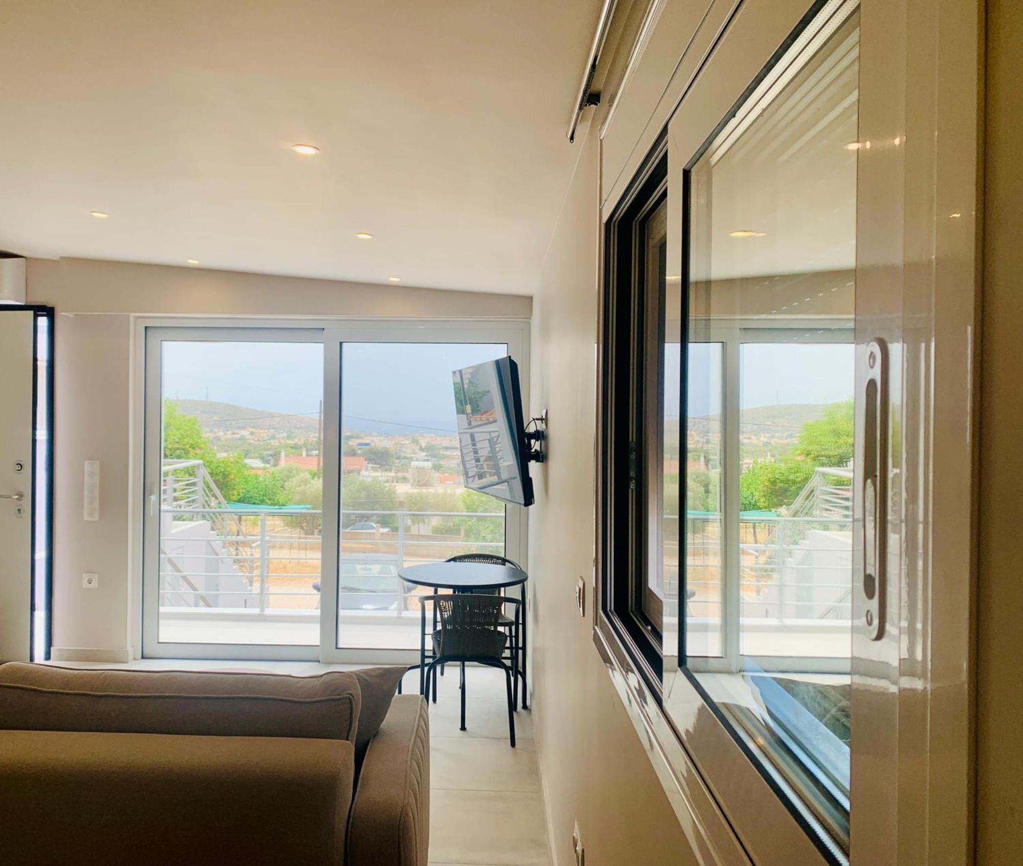 Thelfi Luxury Studio In Attica - Close To Varkiza Beach - Sea View Vári Kültér fotó