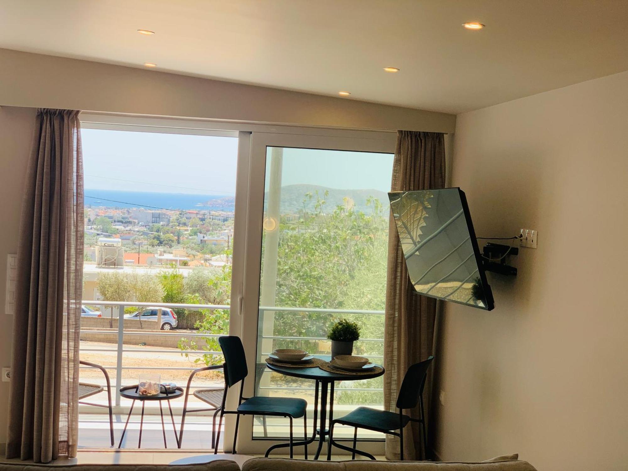 Thelfi Luxury Studio In Attica - Close To Varkiza Beach - Sea View Vári Kültér fotó